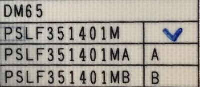 FUENTE PARA TV JVC / NUMERO DE PARTE 0500-0614-0640 / PFLF351401M / SE7B503837 / 57I491E7Q001901 / MODELO DM65USR - Imagen 3